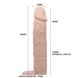 Baile Pretty Love Удлиняющая насадка penis sleeve (18, Ø 3.6 см)
