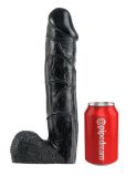 Страпон-фаллопротез+трусики-крепление на подтяжках PipeDream King Cock чёрный 30 см