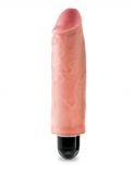 PipeDream King Cock 6 Vibrating Stiffy Вибратор телесный (15, Ø 4.2 см)