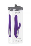 Вибромассажер перезаряжаемый OVO J3 RABBIT PURPLE