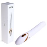 Вибромассажер Ovo F8, белый с золотым