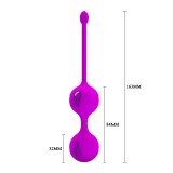 Pretty Love Kegel Tighten Up II, вагинальные шарики на сцепке (16.3, Ø 3.2 см)
