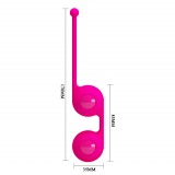 Pretty Love Kegel Tighten Up III вагинальные шарики, розовый (17, Ø 3.5 см)