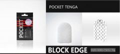 TENGA Pocket Мастурбатор Block Edge