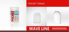 TENGA Pocket Мастурбатор Wave Line