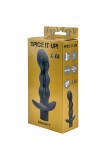 Анальная пробка с вибрацией Spice it up Naughty Dark Grey (14, Ø 3.3 см)