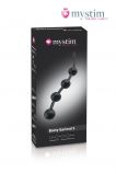 Mystim e-stim anal beads Booty Garland S Анальные бусы маленькие