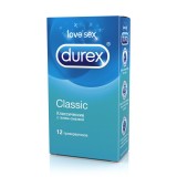 Презервативы Durex N12 Classic классические гладкие 12 шт