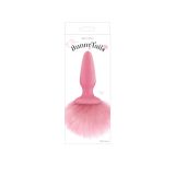Анальная пробка с коротким розовым хвостиком Bunny Tails - Pink