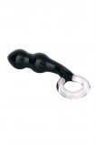 Анальный стимулятор Sexus Glass, чёрный, 11,5 см