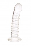 Нереалистичный фаллоимитатор Sexus Glass, стекло (16, Ø 3.2 см)
