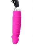 ВИБРАТОР TOYFA BLACK&RED С ПЛЕТКОЙ, 6 РЕЖИМОВ ВИБРАЦИИ, СИЛИКОНОВЫЙ, РОЗОВЫЙ, 16 СМ+50СМ ПЛЕТКА