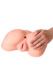 МАСТУРБАТОР РЕАЛИСТИЧНЫЙ TOYFA JUICY PUSSY SCARLETT С ВИБРАЦИЕЙ, ВАГИНА И АНУС, TPR, ТЕЛЕСНЫЙ, 17 СМ