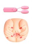 МАСТУРБАТОР РЕАЛИСТИЧНЫЙ TOYFA JUICY PUSSY ADELINE, С ВИБРАЦИЕЙ, ВАГИНА И АНУС, TPR, ТЕЛЕСНЫЙ, 18 СМ