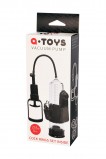 ПОМПА ДЛЯ ПЕНИСА TOYFA A-TOYS, PVC, ЧЁРНЫЙ (22.8, Ø 5.6 см)