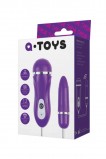 ВИБРОЯЙЦО TOYFA A-TOYS, ABS ПЛАСТИК, ФИОЛЕТОВЫЙ (6.6, Ø 1.6 см)