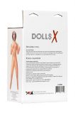 КУКЛА НАДУВНАЯ JENNIFER, ШАТЕНКА, TOYFA DOLLS-X, С ДВУМЯ ОТВЕРСТИЯМИ, 160 СМ