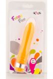ВИБРАТОР SEXUS FUNNY FIVE, ОРАНЖЕВЫЙ, 14 СМ