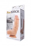 ВИБРАТОР REALSTICK #109 ТЕЛЕСНЫЙ, 7 РЕЖИМОВ ВИБРАЦИИ (19, Ø 3.6 см)