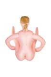 КУКЛА НАДУВНАЯ LILIANA С РЕАЛИСТИЧНОЙ ГОЛОВОЙ, TOYFA DOLLS-X, БЛОНДИНКА, С ДВУМЯ ОТВЕРСТИЯМИ, КИБЕР ВСТАВКА ВАГИНА – АНУС