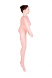 КУКЛА НАДУВНАЯ GABRIELLA С РЕАЛИСТИЧНОЙ ГОЛОВОЙ, БРЮНЕТКА, TOYFA DOLLS-X, С ТРЕМЯ ОТВЕРСТИЯМИ, КИБЕР ВСТАВКА ВАГИНА – АНУС, 160 СМ