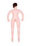 КУКЛА НАДУВНАЯ GABRIELLA С РЕАЛИСТИЧНОЙ ГОЛОВОЙ, БРЮНЕТКА, TOYFA DOLLS-X, С ТРЕМЯ ОТВЕРСТИЯМИ, КИБЕР ВСТАВКА ВАГИНА – АНУС, 160 СМ