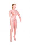 КУКЛА НАДУВНАЯ ELEANOR С РЕАЛИСТИЧНОЙ ГОЛОВОЙ, РЫЖАЯ, TOYFA DOLLS-X, С ДВУМЯ ОТВЕРСТИЯМИ, КИБЕР ВСТАВКА ВАГИНА – АНУС, 160 СМ