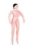 КУКЛА НАДУВНАЯ NURSE EMILIA РЕАЛИСТИЧНАЯ ГОЛОВА,БРЮНЕТКА, TOYFA DOLLS-X, С ДВУМЯ ОТВЕРСТИЯМИ,ВСТАВКА: ВАГИНА- АНУС,КОСТЮМ МЕДСЕСТРЫ, 160 СМ