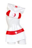 КУКЛА НАДУВНАЯ NURSE EMILIA РЕАЛИСТИЧНАЯ ГОЛОВА,БРЮНЕТКА, TOYFA DOLLS-X, С ДВУМЯ ОТВЕРСТИЯМИ,ВСТАВКА: ВАГИНА- АНУС,КОСТЮМ МЕДСЕСТРЫ, 160 СМ