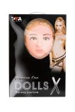 КУКЛА НАДУВНАЯ ARIANNA С РЕАЛИСТИЧНОЙ ГОЛОВОЙ, БЛОНДИНКА,TOYFA DOLLS-X, С ДВУМЯ ОТВЕРСТИЯМИ,ВСТАВКА: ВАГИНА - АНУС, РЕАЛИСТИЧНЫЕ НОГИ И РУКИ, 160 СМ