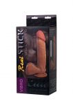 ВИБРАТОР TOYFA REALSTICK ELITE MULATTO, РЕАЛИСТИЧНЫЙ, НА ПРИСОСКЕ, 16 СМ