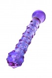 Нереалистичный фаллоимитатор Sexus Glass, Стекло, Сиреневый, 19,6 см