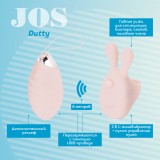 ВИБРОЯЙЦО И ВИБРОНАСАДКА НА ПАЛЕЦ JOS VITA, нежно розовые (8.5, Ø 3.5 см)