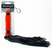 Нежная плеть с красным мехом BDSM Light, 43 см