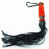 Плеть из лака с красным мехом BDSM Light