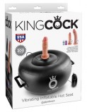 Мяч надувной с вибрацией и двумя насадками Vibrating Inflatable Hot Seat