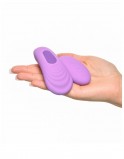 Компактный вибростимулятор с пультом ДУ Fantasy For Her Remote Silicone Please-Her