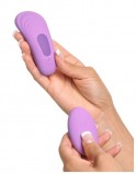 Компактный вибростимулятор с пультом ДУ Fantasy For Her Remote Silicone Please-Her