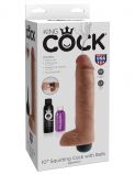 Распродажа! PipeDream King Cock 10 Фаллоимитатор с имитацией семяизвержения Squirting Cock (25.4 , Ø 5.3 см)