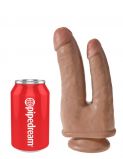 PipeDream King Cock Double Penetrator Фаллоимитатор реалистик двойной на присоске загорелый