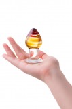 АНАЛЬНАЯ ВТУЛКА SEXUS GLASS, СТЕКЛО, ПРОЗРАЧНЫЙ (9, Ø 3.6 см)