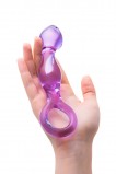 АНАЛЬНЫЙ ФАЛЛОИМИТАТОР SEXUS GLASS С КОЛЬЦОМ, СТЕКЛЯННЫЙ, 16,5х3,5 СМ