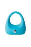 ЭРЕКЦИОННОЕ КОЛЬЦО НА ПЕНИС TOYFA A-TOYS, СИЛИКОН, ГОЛУБОЙ, Ø5,2 СМ