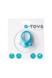 ЭРЕКЦИОННОЕ КОЛЬЦО НА ПЕНИС TOYFA A-TOYS, СИЛИКОН, ГОЛУБОЙ, Ø5,4 СМ