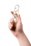 НЕРЕАЛИСТИЧНЫЙ ФАЛЛОИМИТАТОР SEXUS GLASS, СТЕКЛО, ПРОЗРАЧНЫЙ, 17 СМ