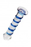 НЕРЕАЛИСТИЧНЫЙ ФАЛЛОИМИТАТОР SEXUS GLASS, СТЕКЛО, ПРОЗРАЧНЫЙ (16.4, Ø 3.4 см)