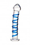 НЕРЕАЛИСТИЧНЫЙ ФАЛЛОИМИТАТОР SEXUS GLASS, СТЕКЛО, ПРОЗРАЧНЫЙ (16.4, Ø 3.4 см)
