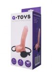 РЕАЛИСТИЧНЫЙ ФАЛЛОИМИТАТОР TOYFA A-TOYS с грушей, 15 СМ