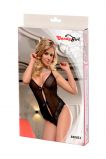 Боди Candy Girl с бантиками, черное (One Size)