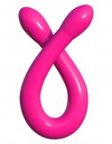 Pipedream Двухголовый гибкий фаллоимитатор Classix Double Whammy, розовый 43.8 см
